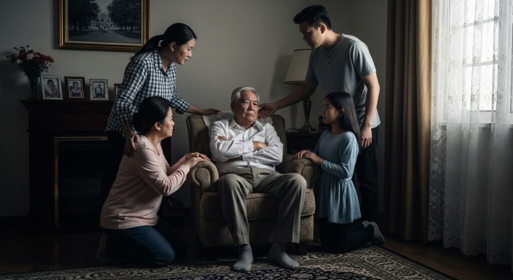 話を聞き入れない家族